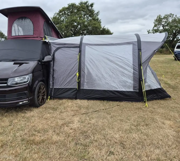Kampa Action Air awning — RuggedFinds test van